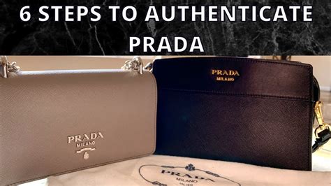 how do you know if a prada purse is real|inside of Prada bag.